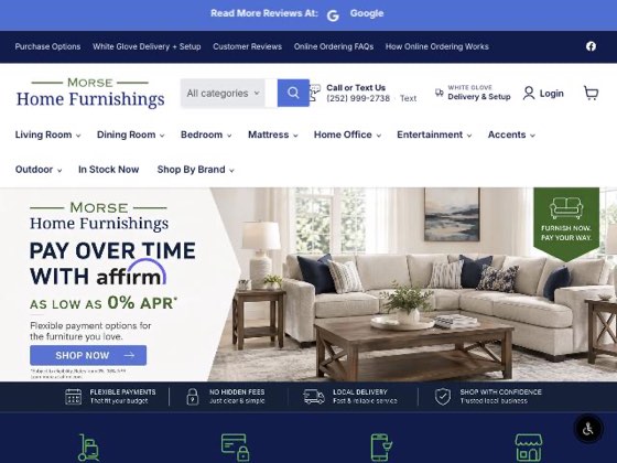 Morse Home Furnishings storefront
