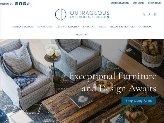 Outrageous Interiors + Design storefront